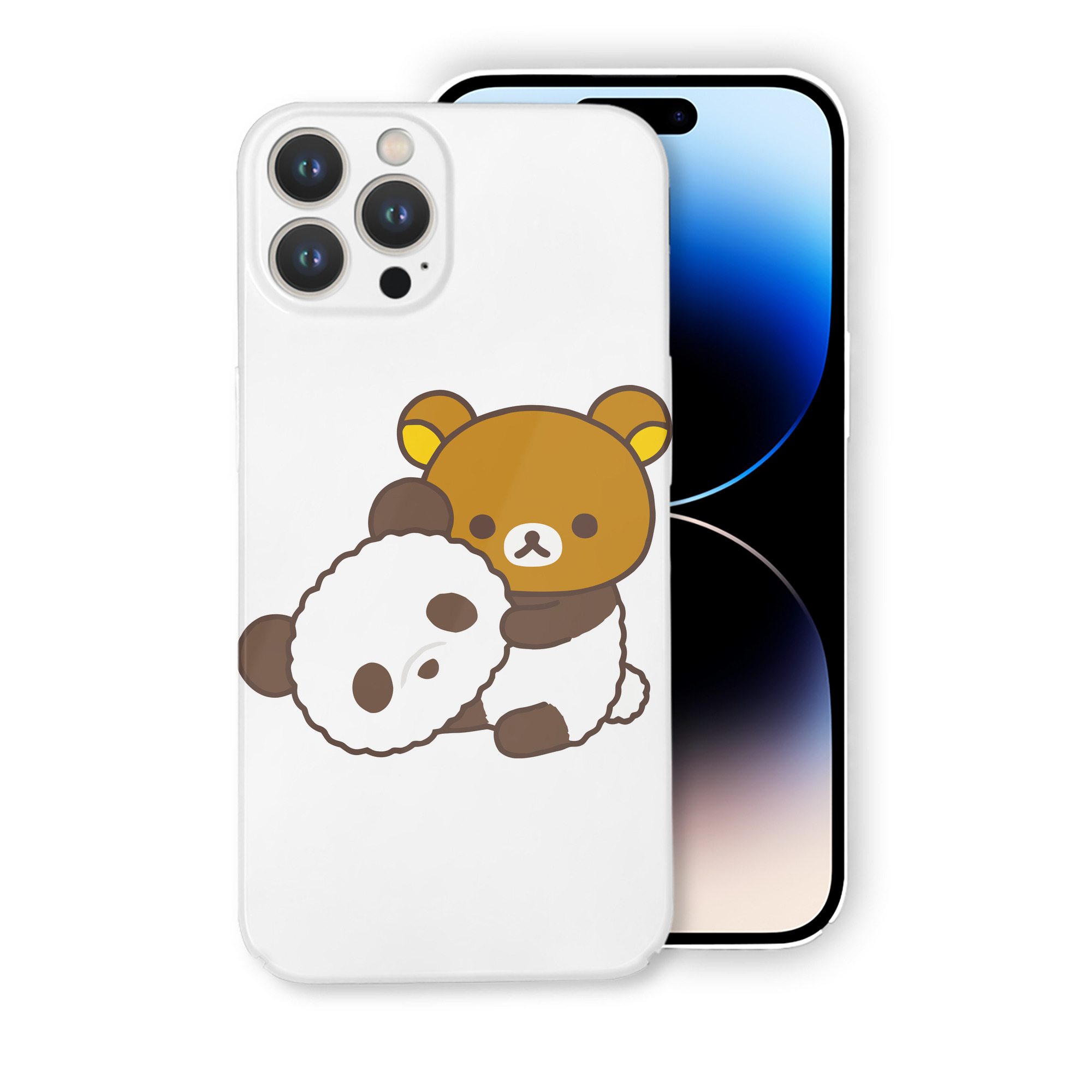 （画像用） リラックマ リラックマ キイロイトリ Rilakkuma Korilakkuma Kiiroitori 【iPhone 14シリーズ対応】ハードケース